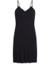 Calvin Klein Nightdress 000QS7311E-UB1, Γυναικείο Απαλό Νυχτικό Micromodal με τιραντάκι, ΜΑΥΡΟ